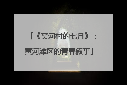《买河村的七月》：黄河滩区的青春叙事