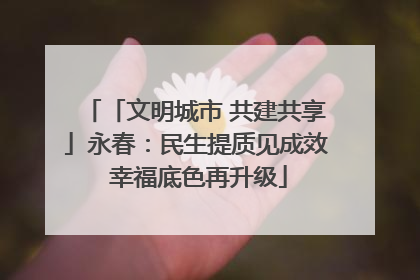 「文明城市 共建共享」永春：民生提质见成效 幸福底色再升级
