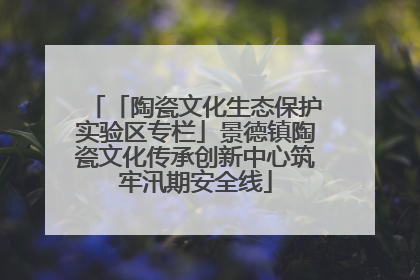 「陶瓷文化生态保护实验区专栏」景德镇陶瓷文化传承创新中心筑牢汛期安全线