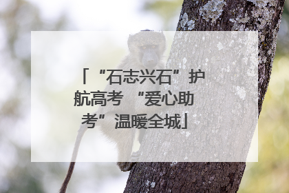 “石志兴石”护航高考 “爱心助考”温暖全城