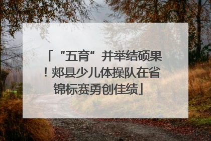 “五育”并举结硕果！郏县少儿体操队在省锦标赛勇创佳绩
