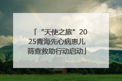 “天使之旅”2025青海先心病患儿筛查救助行动启动
