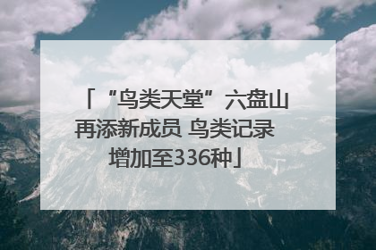 “鸟类天堂”六盘山再添新成员 鸟类记录增加至336种