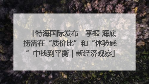 特海国际发布一季报 海底捞需在“质价比”和“体验感”中找到平衡｜新经济观察