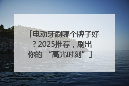 电动牙刷哪个牌子好？2025推荐，刷出你的 “高光时刻”
