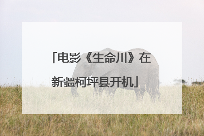 电影《生命川》在新疆柯坪县开机