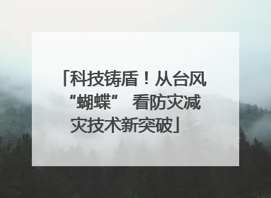 科技铸盾！从台风“蝴蝶” 看防灾减灾技术新突破
