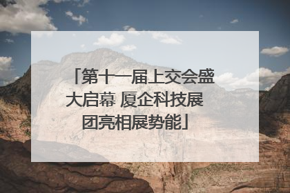 第十一届上交会盛大启幕 厦企科技展团亮相展势能