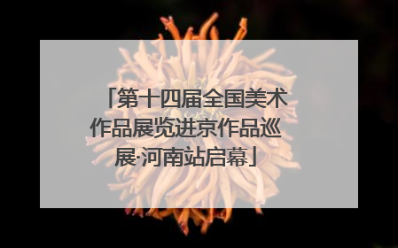 第十四届全国美术作品展览进京作品巡展·河南站启幕