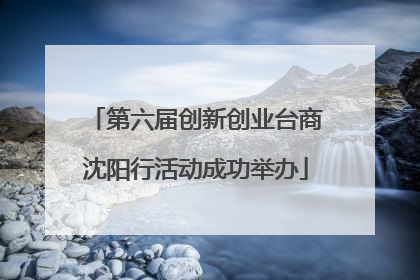第六届创新创业台商沈阳行活动成功举办