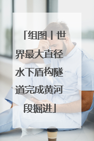 组图丨世界最大直径水下盾构隧道完成黄河段掘进