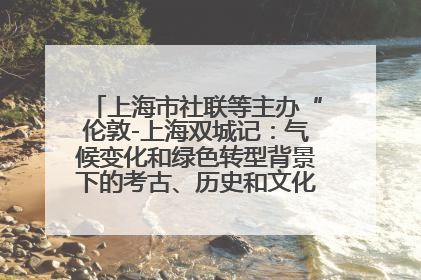 上海市社联等主办“伦敦-上海双城记：气候变化和绿色转型背景下的考古、历史和文化遗产”学术对话