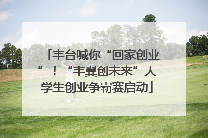 丰台喊你“回家创业”！“丰翼创未来”大学生创业争霸赛启动