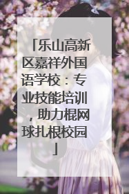 乐山高新区嘉祥外国语学校：专业技能培训，助力棍网球扎根校园