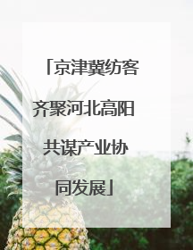 京津冀纺客齐聚河北高阳 共谋产业协同发展