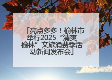 亮点多多！榆林市举行2025“清爽榆林”文旅消费季活动新闻发布会