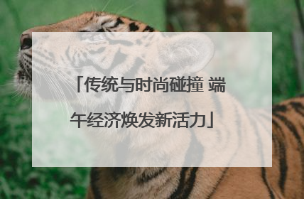 传统与时尚碰撞 端午经济焕发新活力