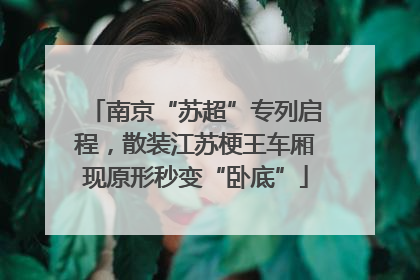 南京“苏超”专列启程，散装江苏梗王车厢现原形秒变“卧底”