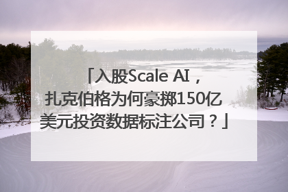 入股Scale AI，扎克伯格为何豪掷150亿美元投资数据标注公司？