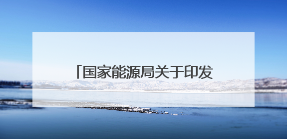 国家能源局关于印发《核电工程定额管理暂行办法》的通知