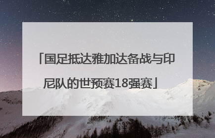 国足抵达雅加达备战与印尼队的世预赛18强赛