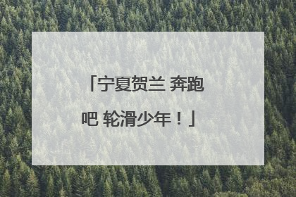 宁夏贺兰 奔跑吧 轮滑少年！