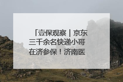 壹保观察｜京东三千余名快递小哥在济参保！济南医保局喊你来参保