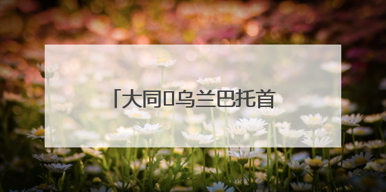 大同⇌乌兰巴托首航！山西省首条！