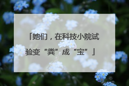 她们，在科技小院试验变“粪”成“宝”