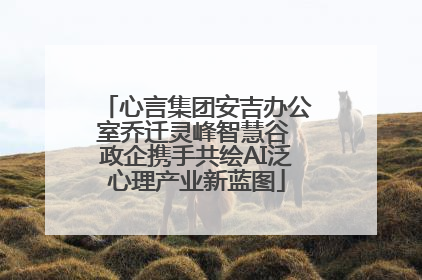 心言集团安吉办公室乔迁灵峰智慧谷 政企携手共绘AI泛心理产业新蓝图