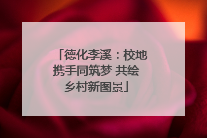 德化李溪：校地携手同筑梦 共绘乡村新图景