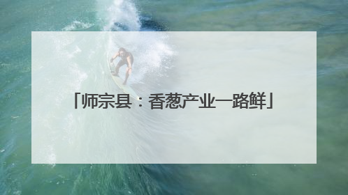师宗县：香葱产业一路鲜