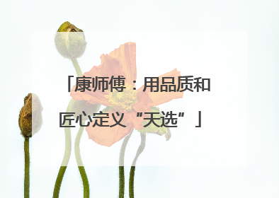 康师傅：用品质和匠心定义“天选”