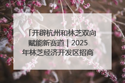 开辟杭州和林芝双向赋能新赛道｜2025年林芝经济开发区招商引资（杭州）推介展销活动在杭举办