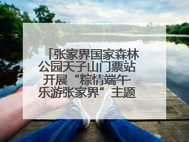 张家界国家森林公园天子山门票站开展“粽情端午·乐游张家界”主题宠客活动