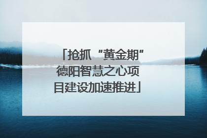 抢抓“黄金期” 德阳智慧之心项目建设加速推进