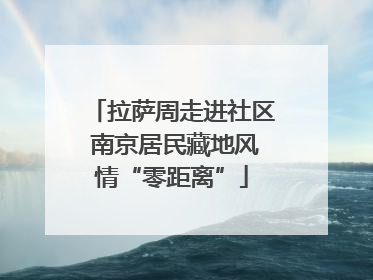 拉萨周走进社区 南京居民藏地风情“零距离”