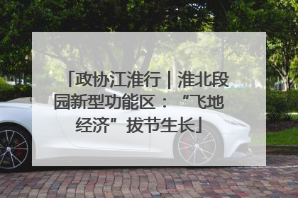 政协江淮行｜淮北段园新型功能区：“飞地经济”拔节生长