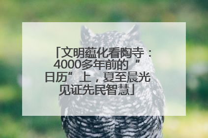 文明蕴化看陶寺：4000多年前的“日历”上，夏至晨光见证先民智慧