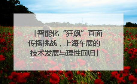 智能化“狂飙”直面传播挑战，上海车展的技术发展与理性回归