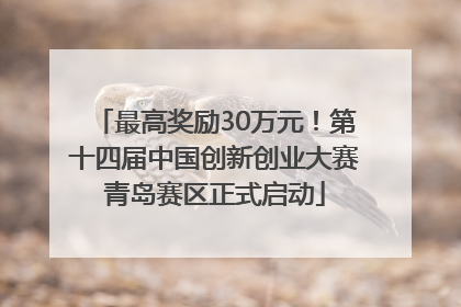 最高奖励30万元！第十四届中国创新创业大赛青岛赛区正式启动
