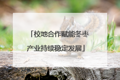 校地合作赋能冬枣产业持续稳定发展