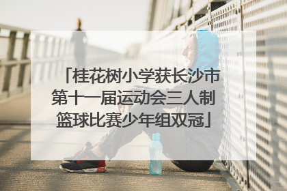 桂花树小学获长沙市第十一届运动会三人制篮球比赛少年组双冠