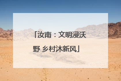 汝南：文明浸沃野 乡村沐新风