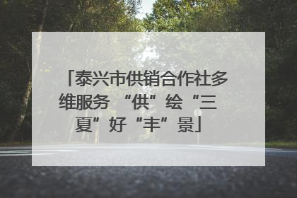 泰兴市供销合作社多维服务 “供”绘“三夏”好“丰”景