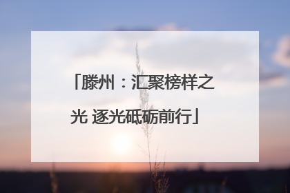 滕州：汇聚榜样之光 逐光砥砺前行