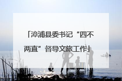 漳浦县委书记“四不两直”督导文旅工作