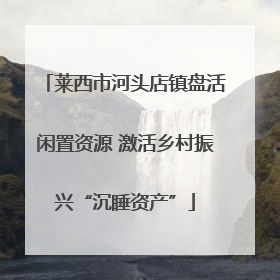 莱西市河头店镇盘活闲置资源 激活乡村振兴“沉睡资产”