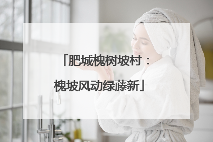 肥城槐树坡村：槐坡风动绿藤新