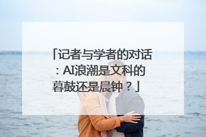记者与学者的对话：AI浪潮是文科的暮鼓还是晨钟？